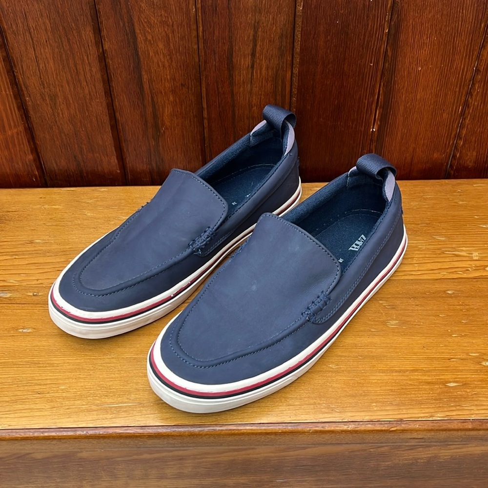 Zara kids navy loafers/boat shoes